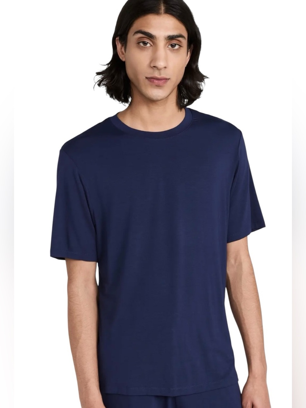 Eberjey Navy Blue Relaxed Crewneck Lounge Sleep T Shirt Men’s  XL